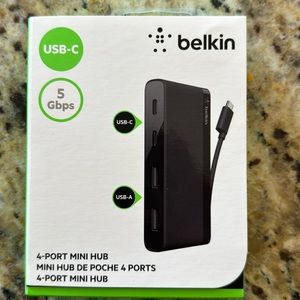 Belkin USB-C & USB-A (5 Gbps) 4-port mini hub